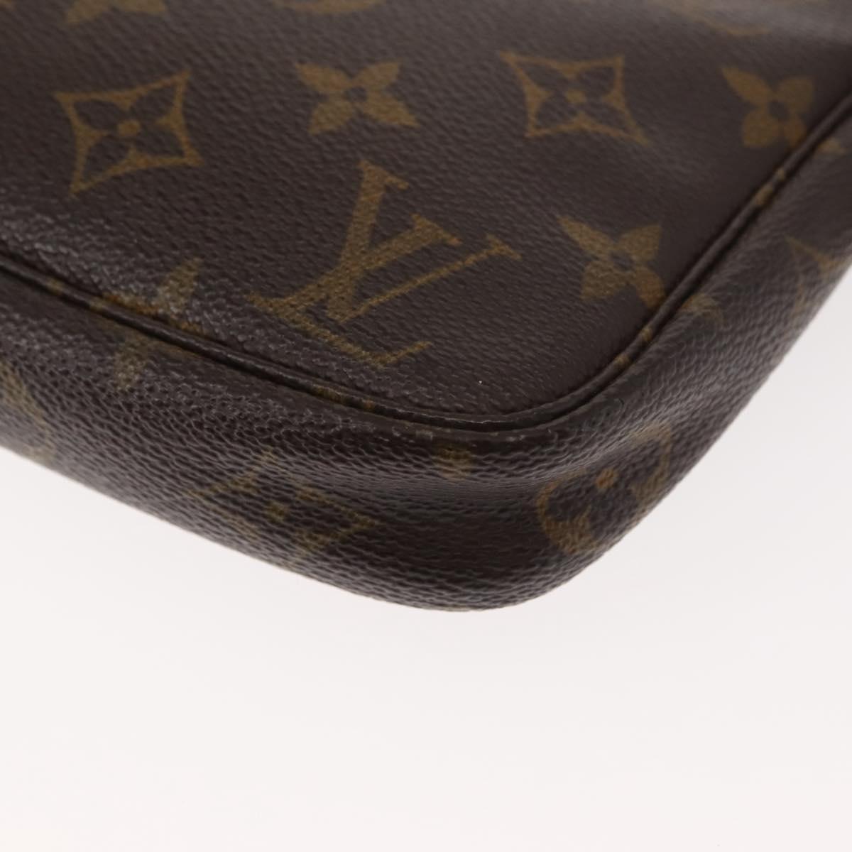 LOUIS VUITTON Monogram Pochette Accessoires Pouch M51980 LV Auth am9359