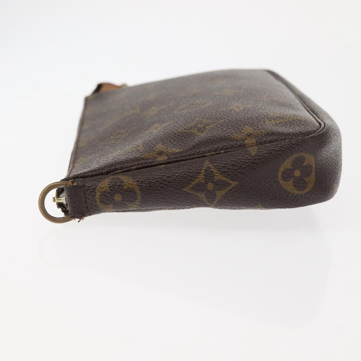LOUIS VUITTON Monogram Pochette Accessoires Pouch M51980 LV Auth am9359