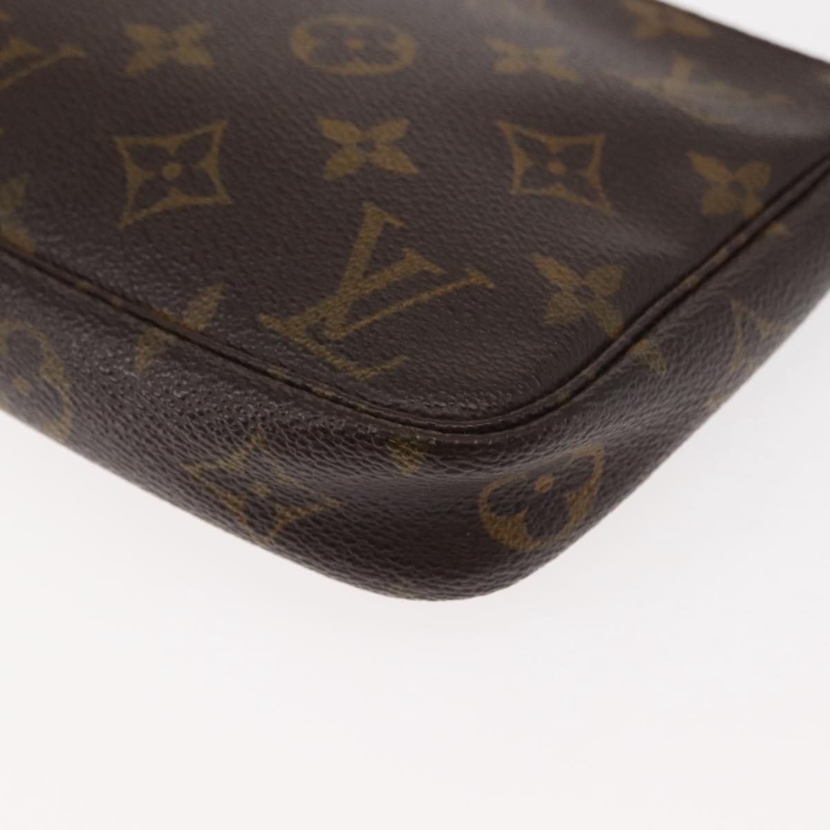 LOUIS VUITTON Monogram Pochette Accessoires Pouch M51980 LV Auth am9359