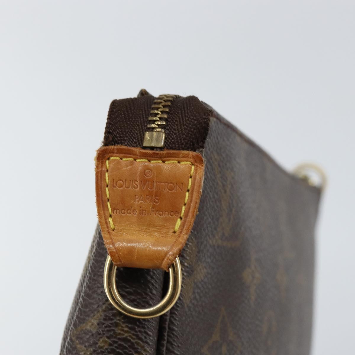 LOUIS VUITTON Monogram Pochette Accessoires Pouch M51980 LV Auth am9360