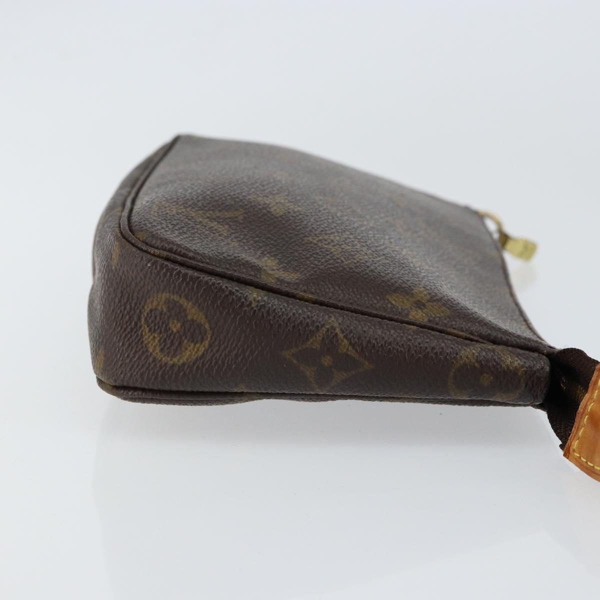 LOUIS VUITTON Monogram Pochette Accessoires Pouch M51980 LV Auth am9360
