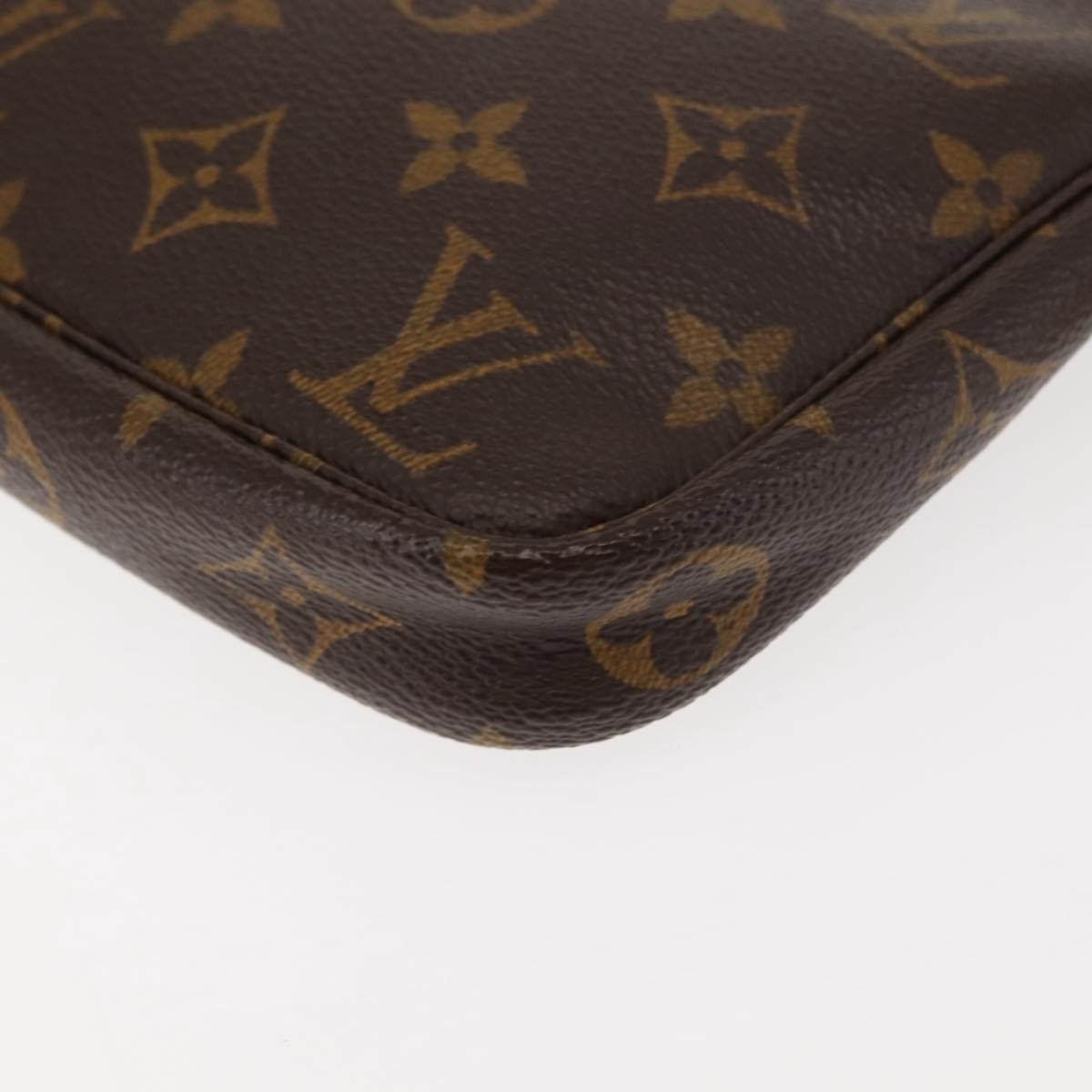 LOUIS VUITTON Monogram Pochette Accessoires Pouch M51980 LV Auth am9361