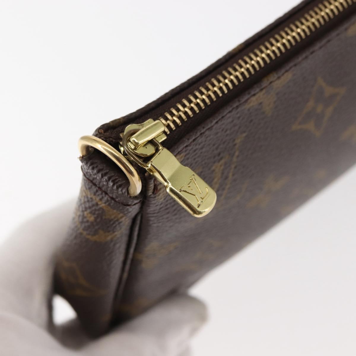 LOUIS VUITTON Monogram Pochette Accessoires Pouch M51980 LV Auth am9361