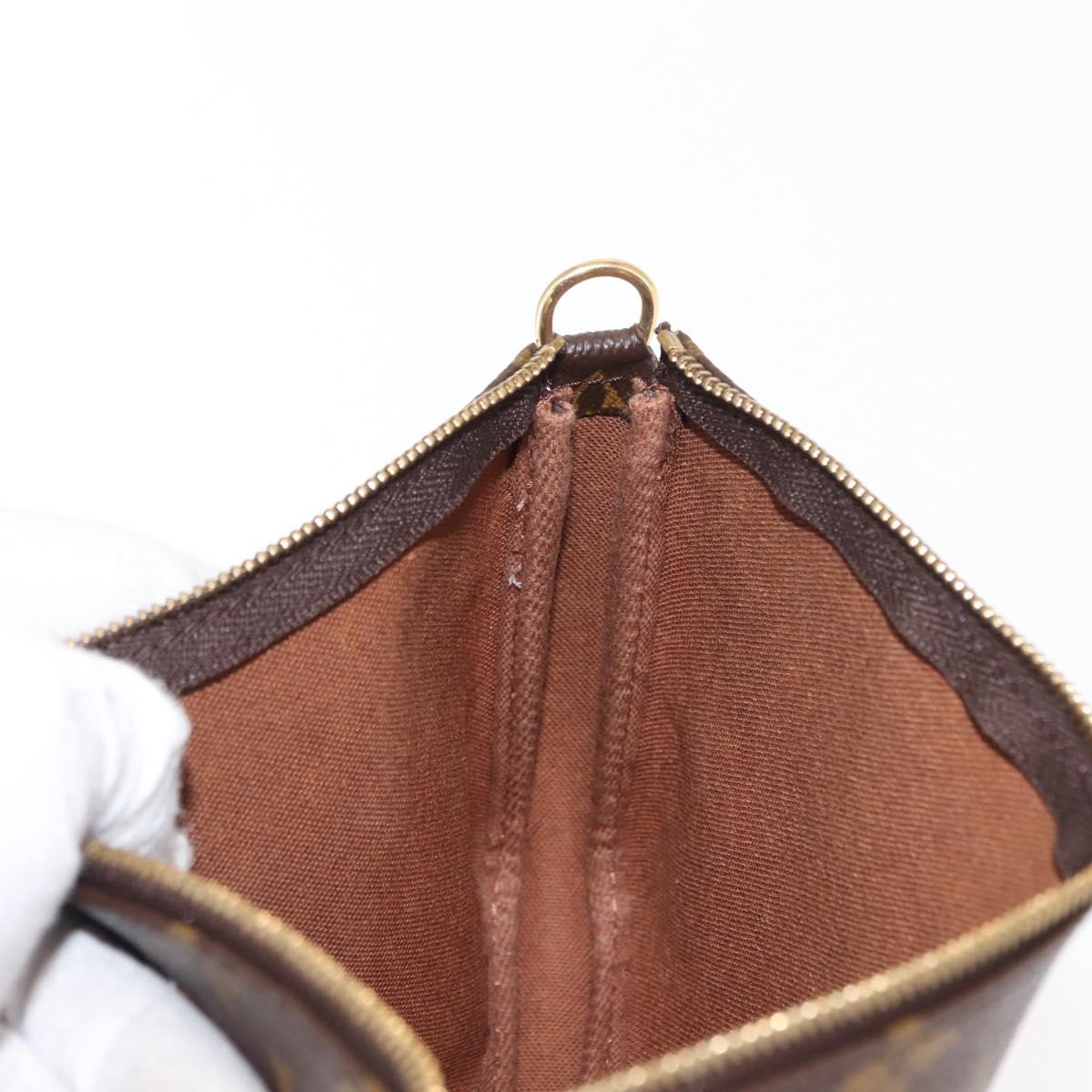 LOUIS VUITTON Monogram Pochette Accessoires Pouch M51980 LV Auth am9361