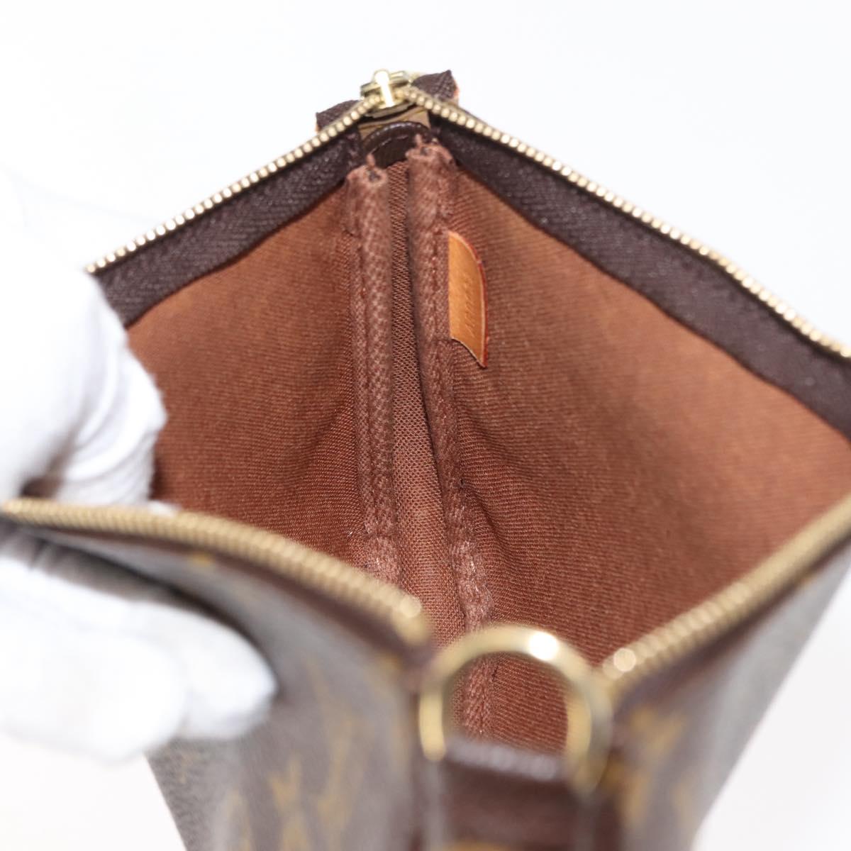 LOUIS VUITTON Monogram Pochette Accessoires Pouch M51980 LV Auth am9361