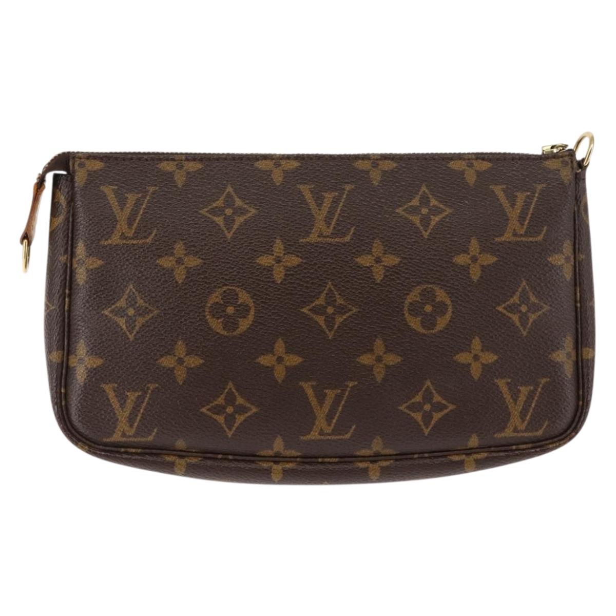 LOUIS VUITTON Monogram Pochette Accessoires Pouch M51980 LV Auth am9361