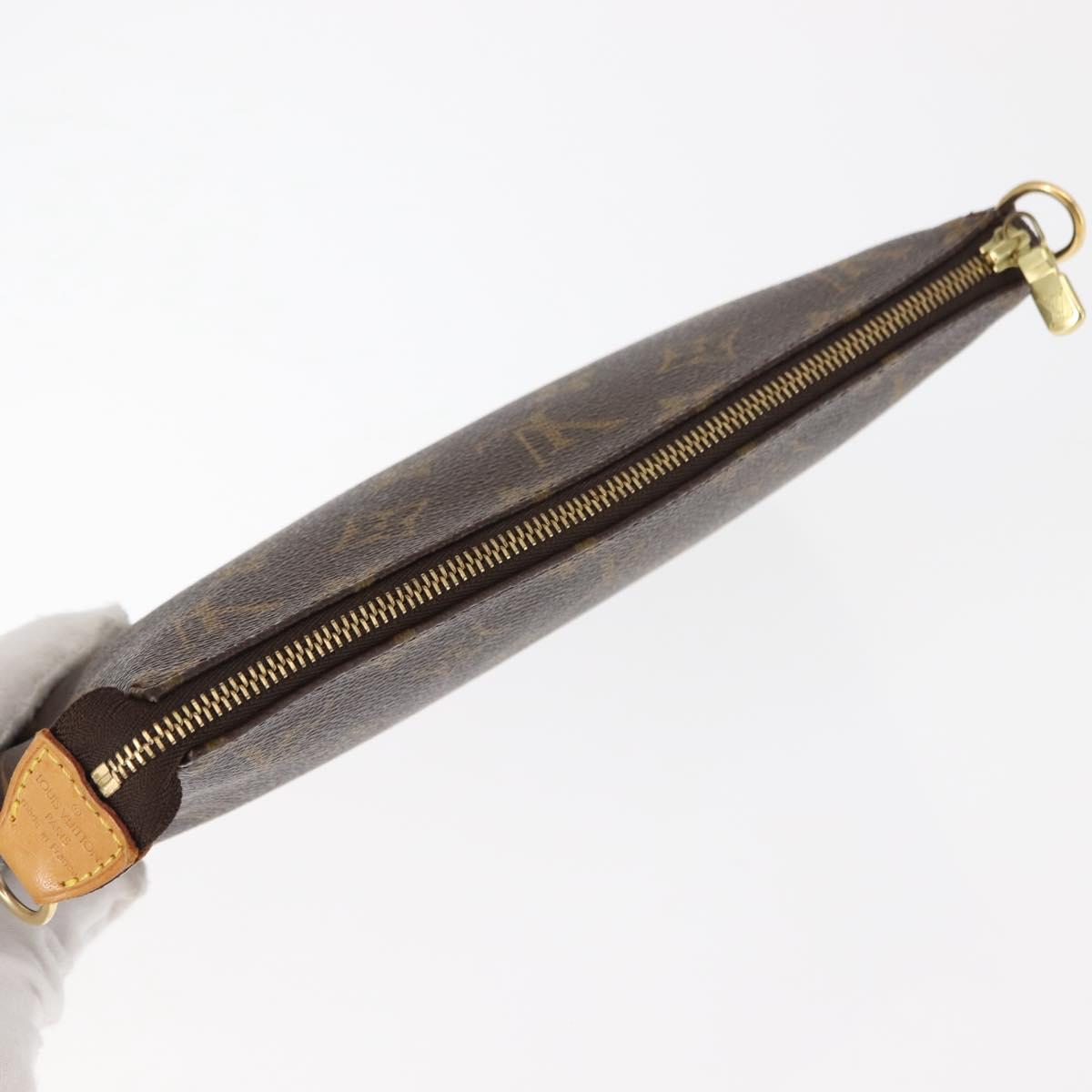 LOUIS VUITTON Monogram Pochette Accessoires Pouch M51980 LV Auth am9361