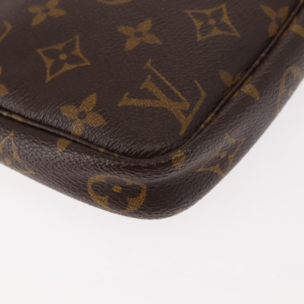 LOUIS VUITTON Monogram Pochette Accessoires Pouch M51980 LV Auth am9361