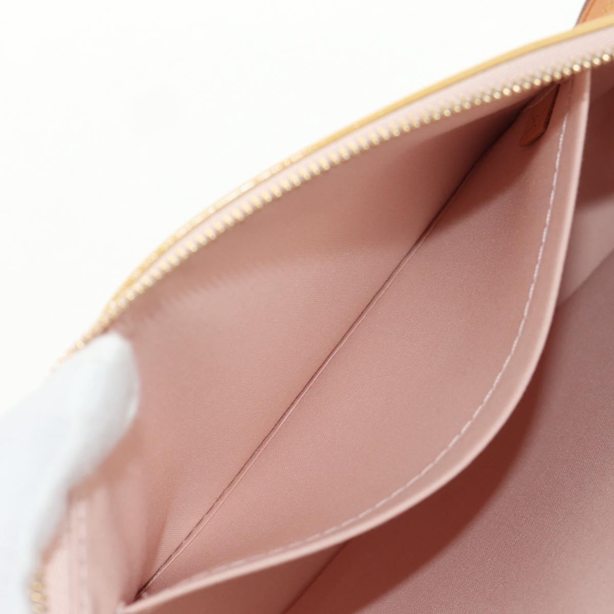 LOUIS VUITTON Vernis Pochette Accessoires Rose Angelique M90072 Auth am9362V