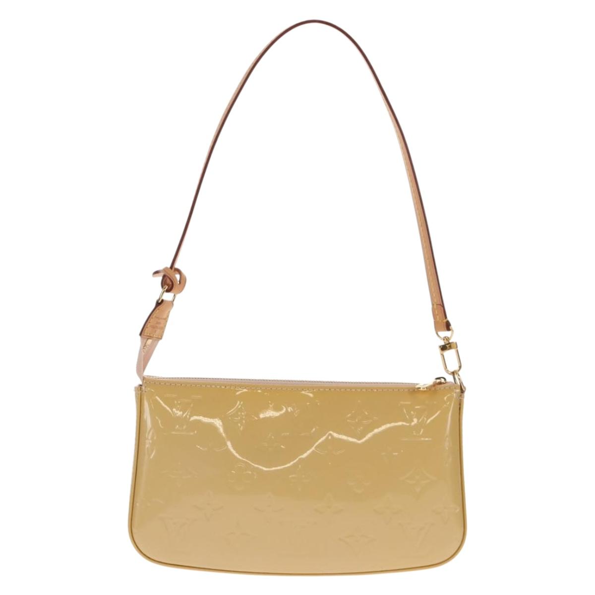 LOUIS VUITTON Vernis Pochette Accessoires Rose Angelique M90072 Auth am9362V