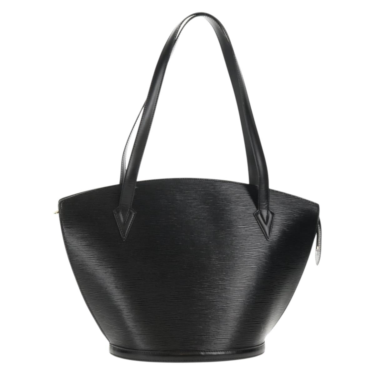 LOUIS VUITTON Epi Saint Jacques Shopping Bag Black M52262 LV Auth am9363V