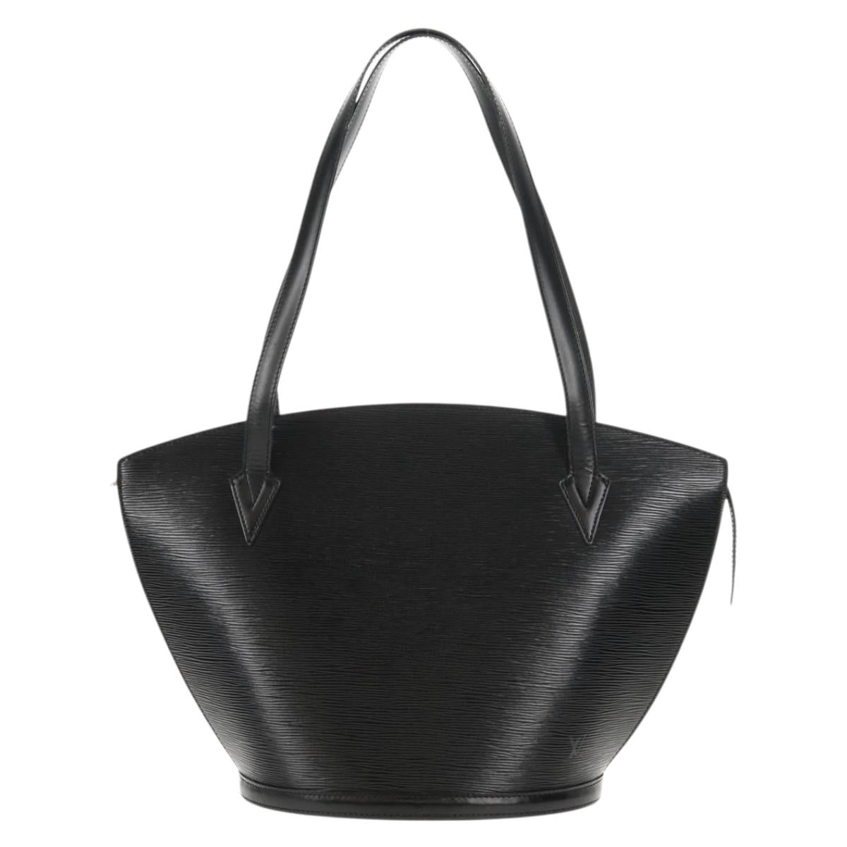 LOUIS VUITTON Epi Saint Jacques Shopping Bag Black M52262 LV Auth am9363V