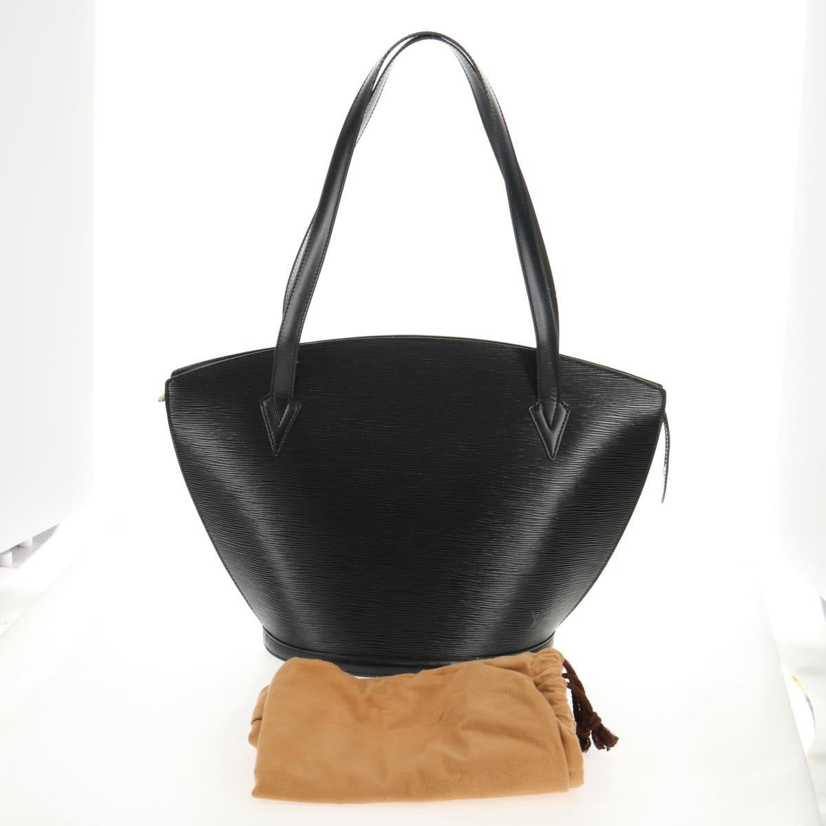 LOUIS VUITTON Epi Saint Jacques Shopping Bag Black M52262 LV Auth am9363V