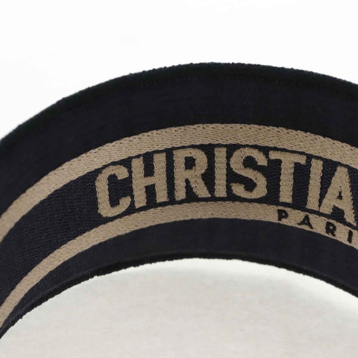 Christian Dior Trotter Canvas Oblique Katyusha Navy Auth am9365M