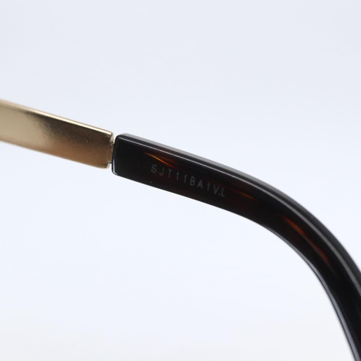 GUCCI Web Sherry Line Sunglasses plastic Dark Brown Auth am9370V