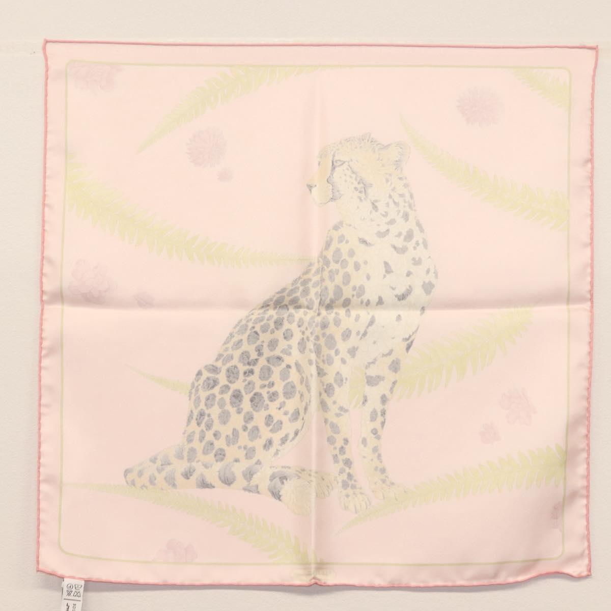 Salvatore Ferragamo Scarf Silk Pink Auth am9372