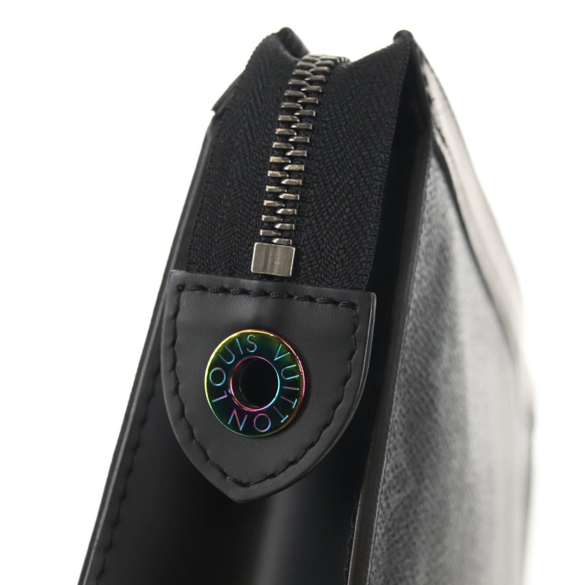 LOUIS VUITTON Eclipse Fragment Pochette Voyage MM Bag M64440 LV Auth am9374M