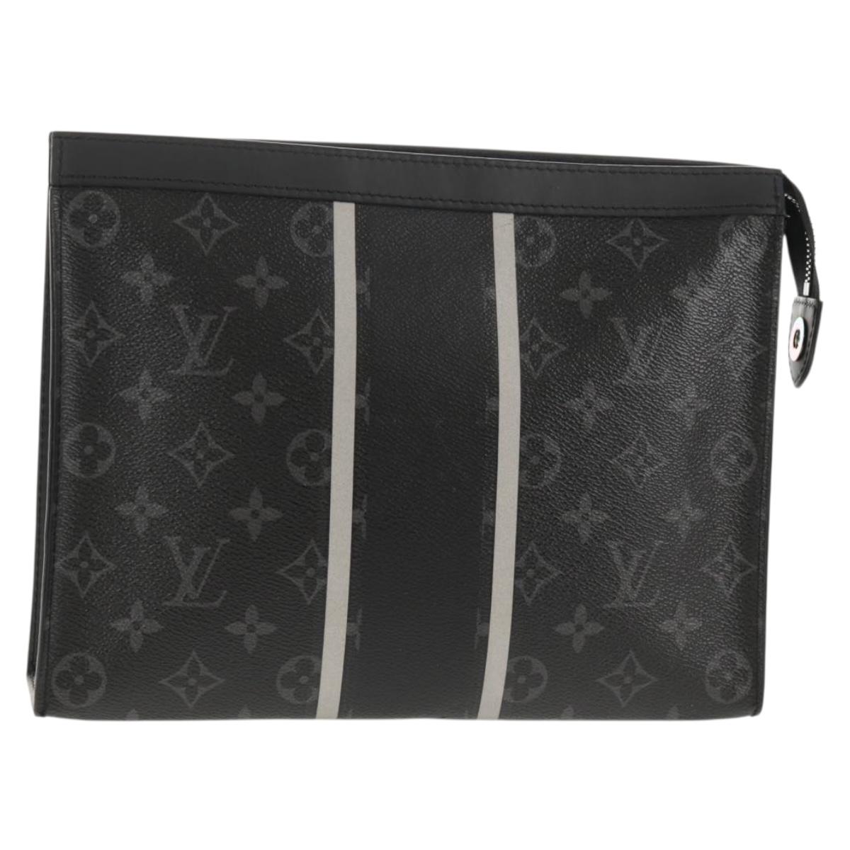 LOUIS VUITTON Eclipse Fragment Pochette Voyage MM Bag M64440 LV Auth am9374M