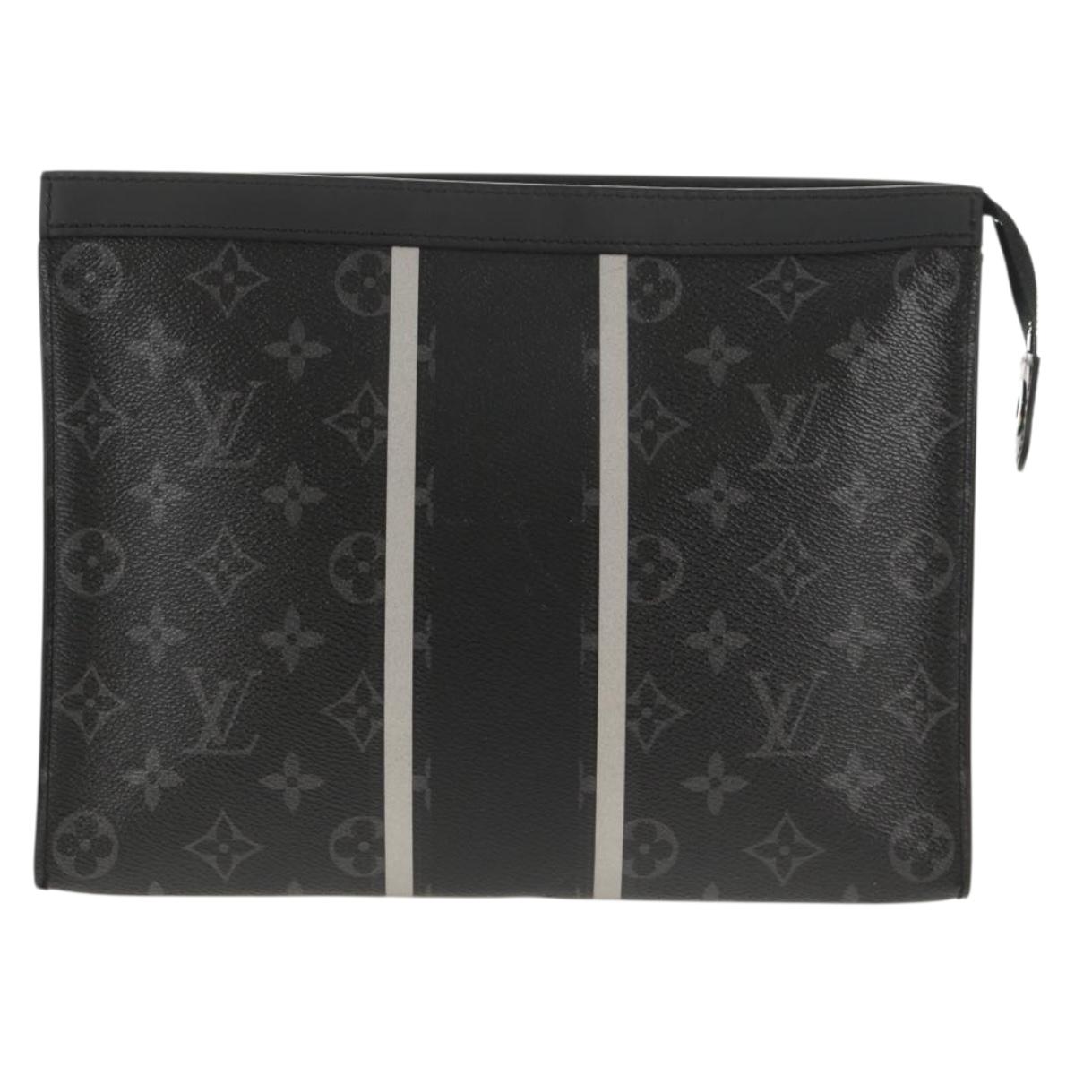 LOUIS VUITTON Eclipse Fragment Pochette Voyage MM Bag M64440 LV Auth am9374M