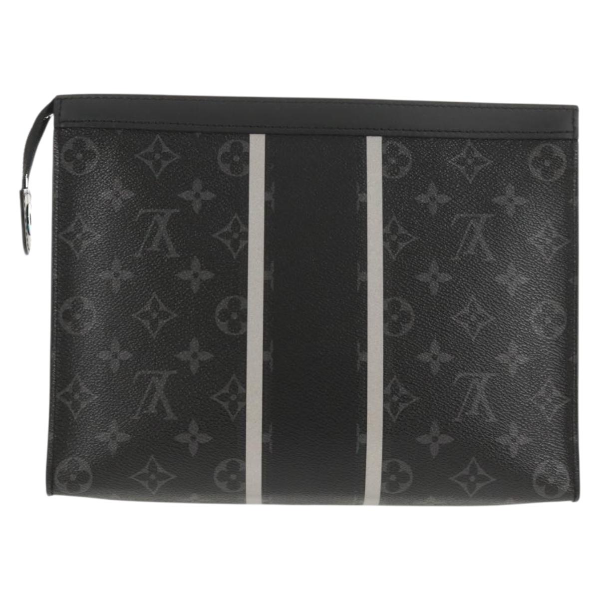 LOUIS VUITTON Eclipse Fragment Pochette Voyage MM Bag M64440 LV Auth am9374M