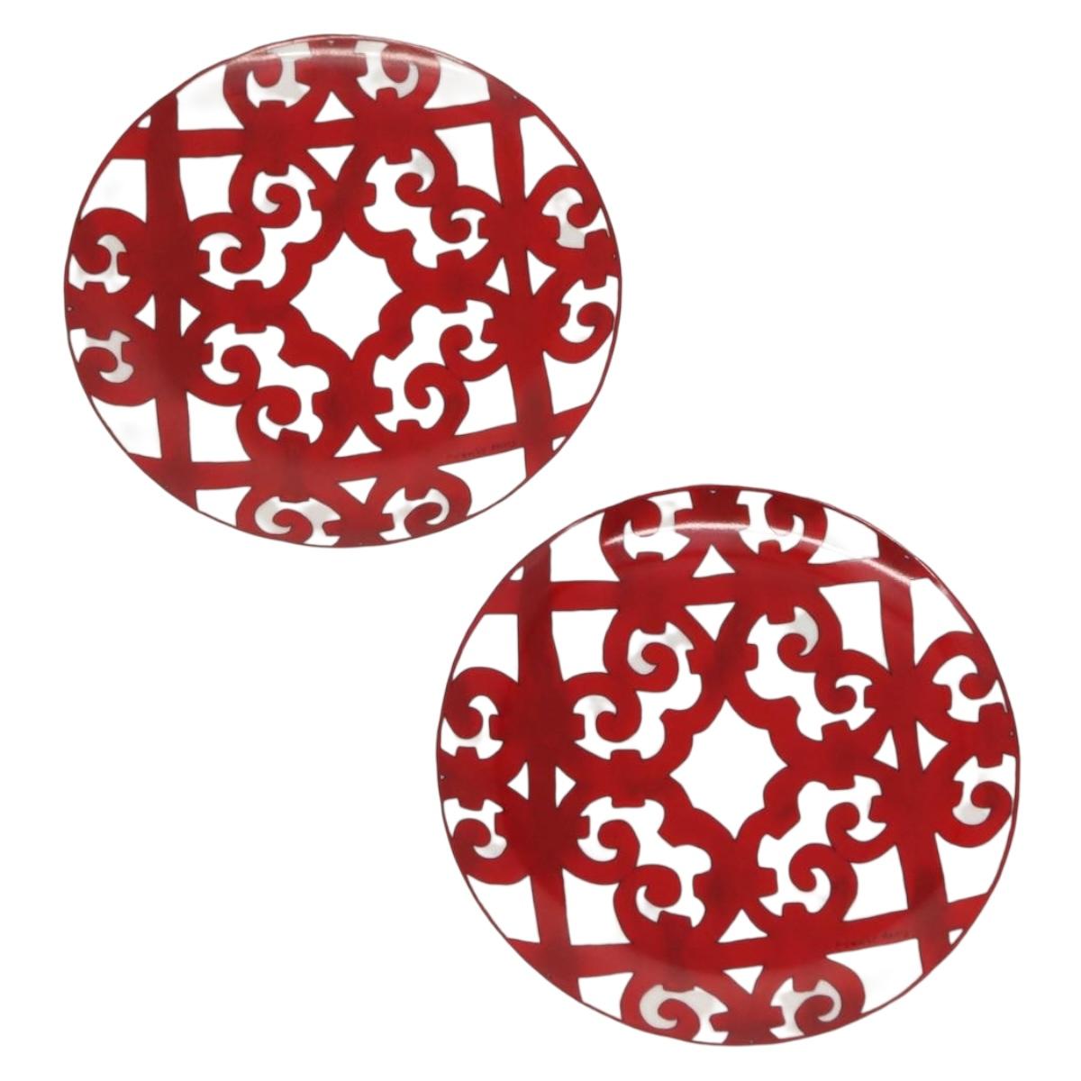 HERMES Guadalquivir Dessert plate Pottery 2Set Auth am9375