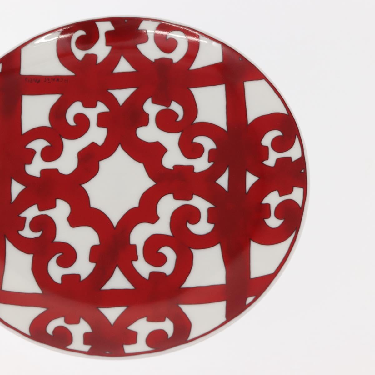 HERMES Guadalquivir Dessert plate Pottery 2Set Auth am9375