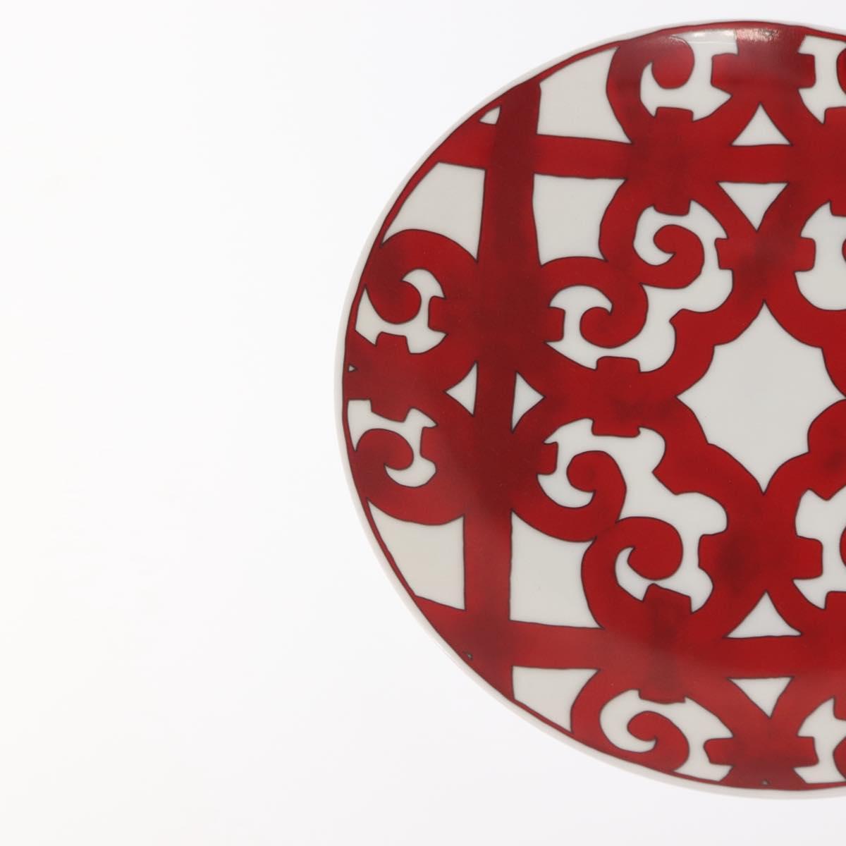 HERMES Guadalquivir Dessert plate Pottery 2Set Auth am9375