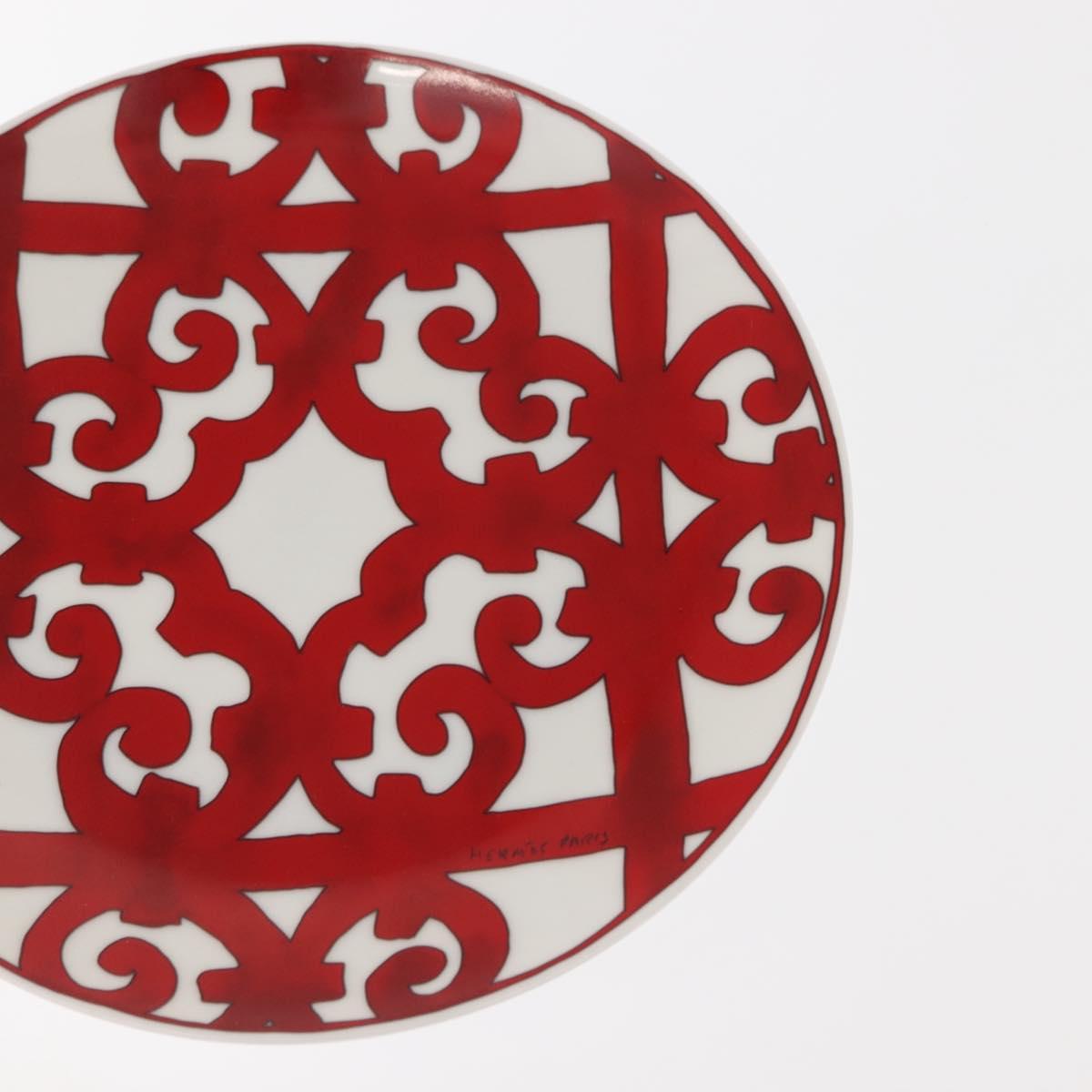 HERMES Guadalquivir Dessert plate Pottery 2Set Auth am9375