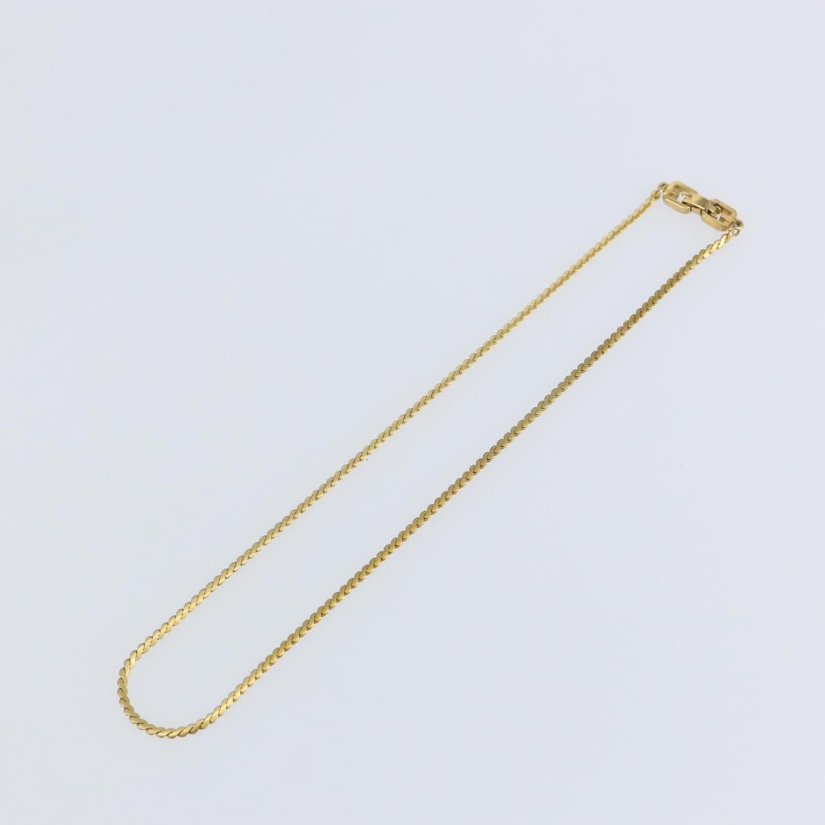 GIVENCHY Necklace metal Gold Auth am9376