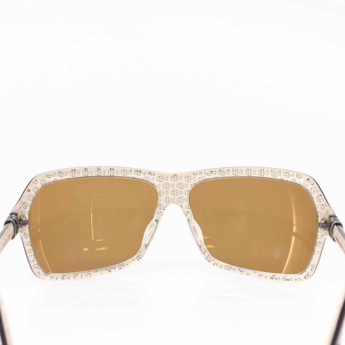 Chrome Hearts CH Plus Sunglasses plastic Brown Auth am9388V