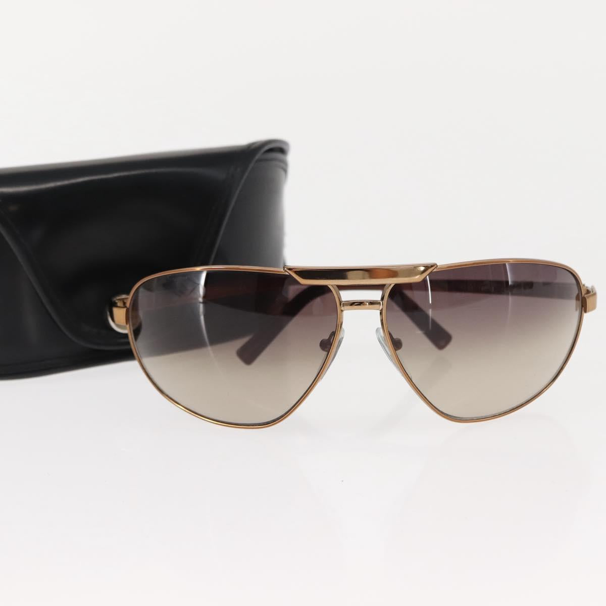 Salvatore Ferragamo Sunglasses metal Bronze Auth am9390