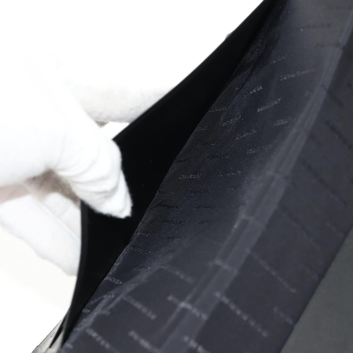 BURBERRY Nova Check Planner Case Canvas Leather Beige Black 146241 Auth am9392V