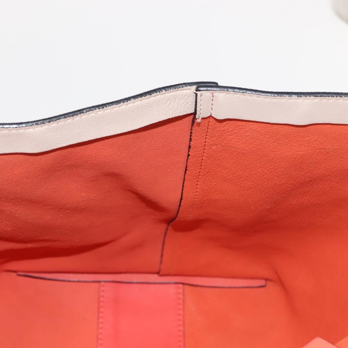 Chloe Dylan Tote Bag Leather Gold salmon pink Auth am9397