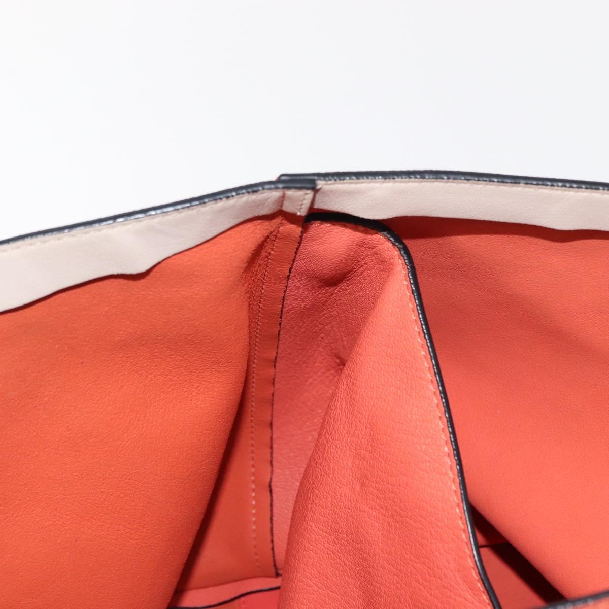 Chloe Dylan Tote Bag Leather Gold salmon pink Auth am9397