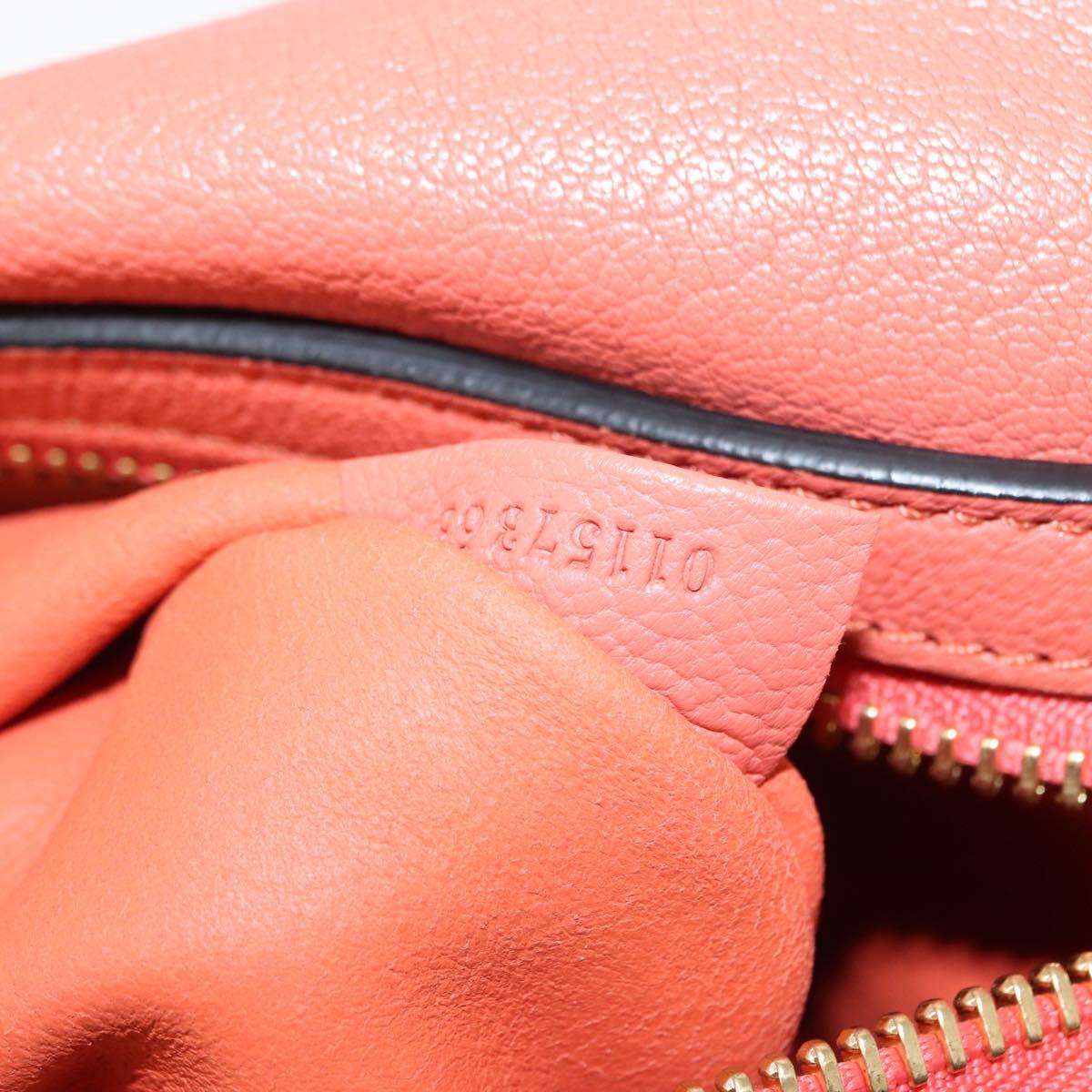 Chloe Dylan Tote Bag Leather Gold salmon pink Auth am9397