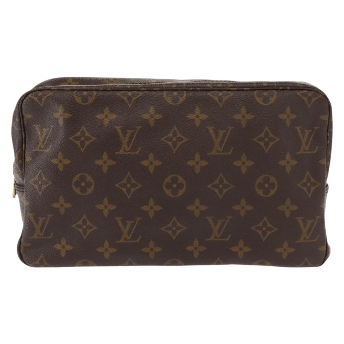 LOUIS VUITTON Monogram Trousse Toilette 28 Clutch Bag M47522 LV Auth am9404