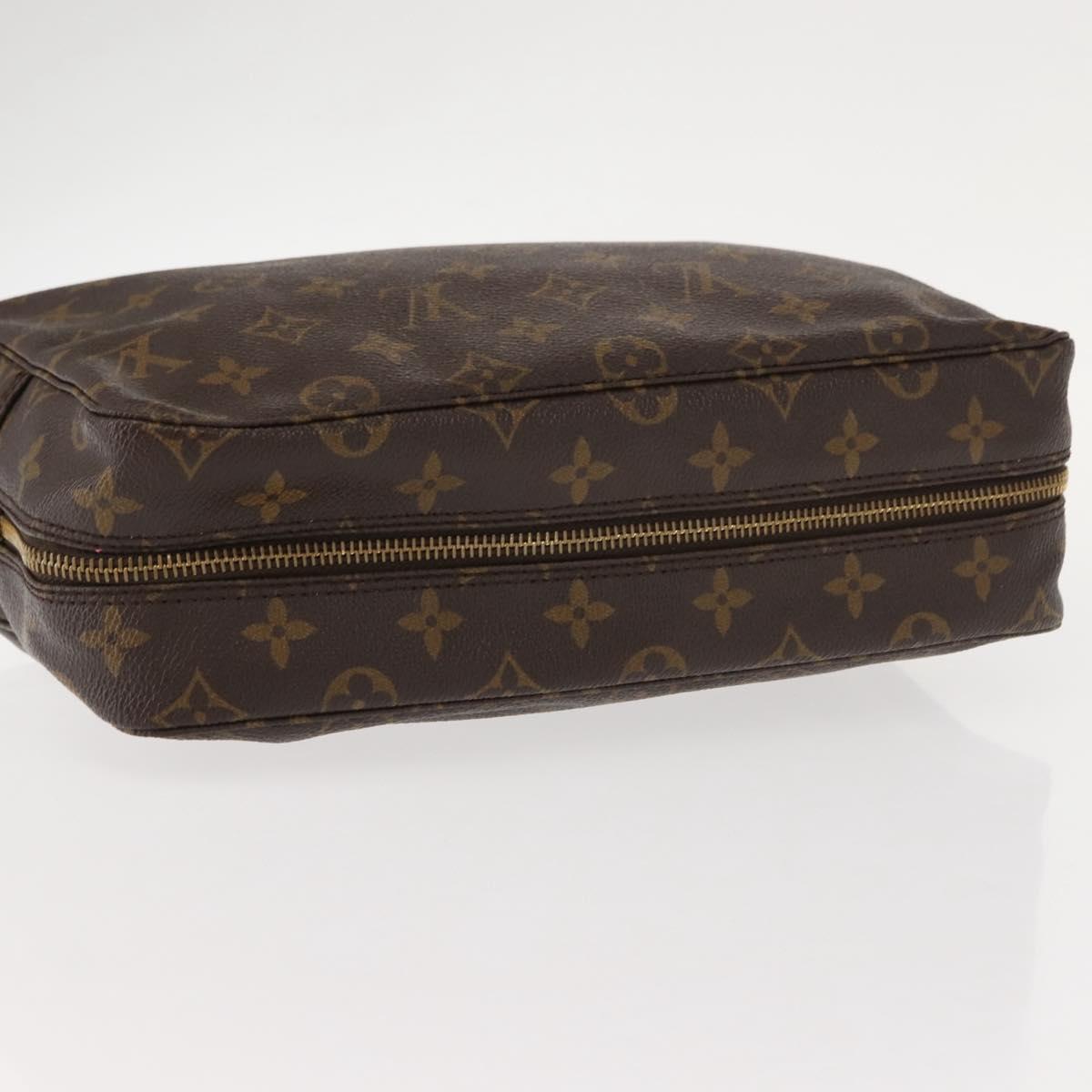 LOUIS VUITTON Monogram Trousse Toilette 28 Clutch Bag M47522 LV Auth am9404