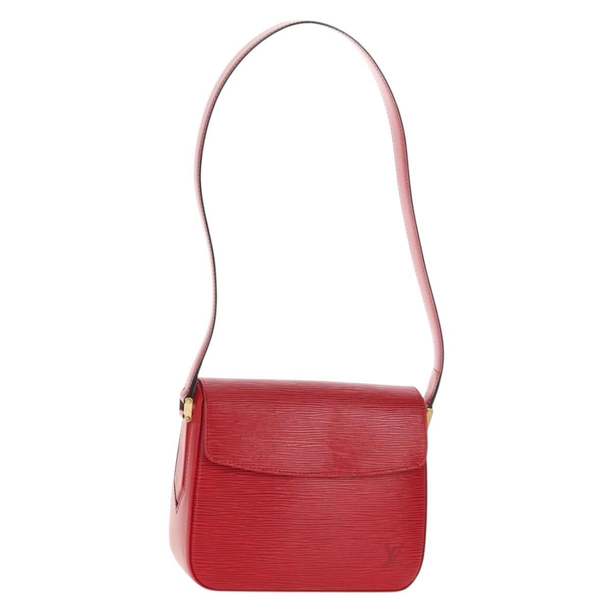 LOUIS VUITTON Epi Bushi Shoulder Bag Red M52207 LV Auth am9421V