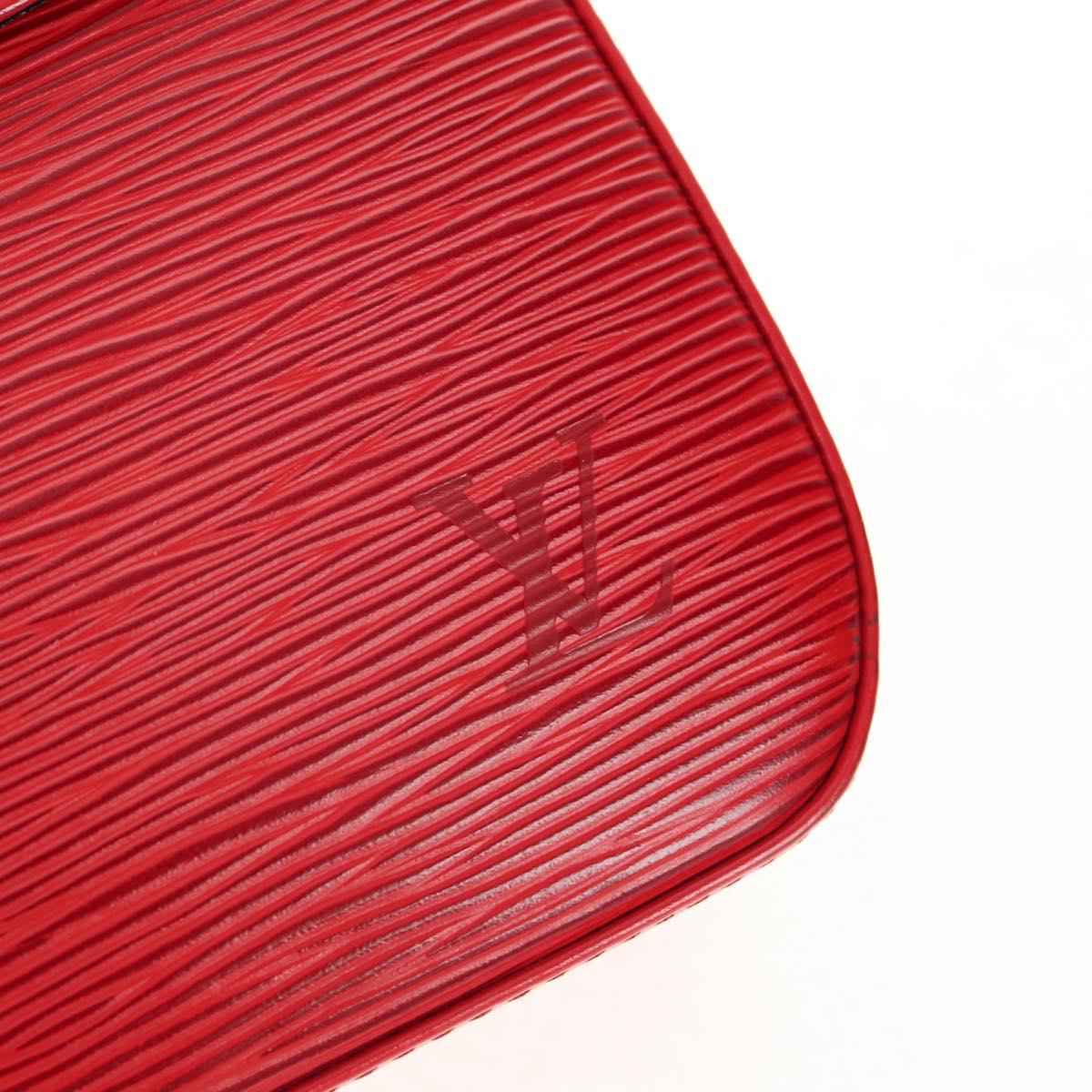 LOUIS VUITTON Epi Bushi Shoulder Bag Red M52207 LV Auth am9421V