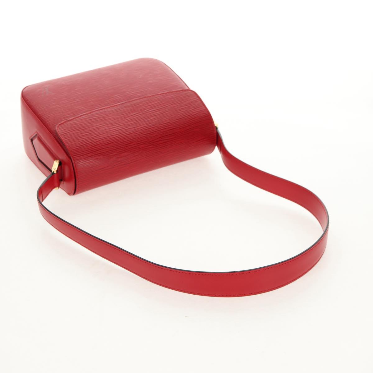 LOUIS VUITTON Epi Bushi Shoulder Bag Red M52207 LV Auth am9421V