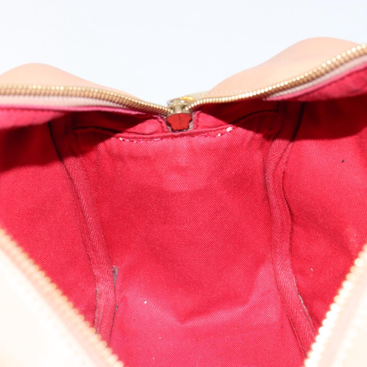 Chloe Eden Shoulder Bag Leather Brown Gold Auth am9424