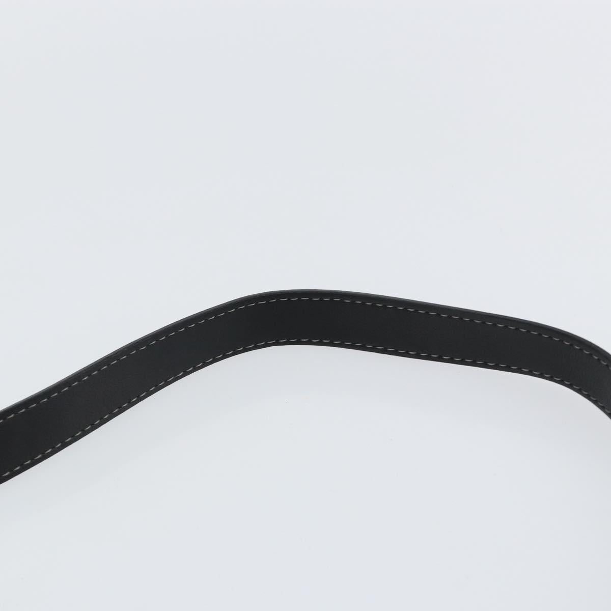 Chloe Eden Shoulder Bag Leather 2way Black Gold Auth am9425