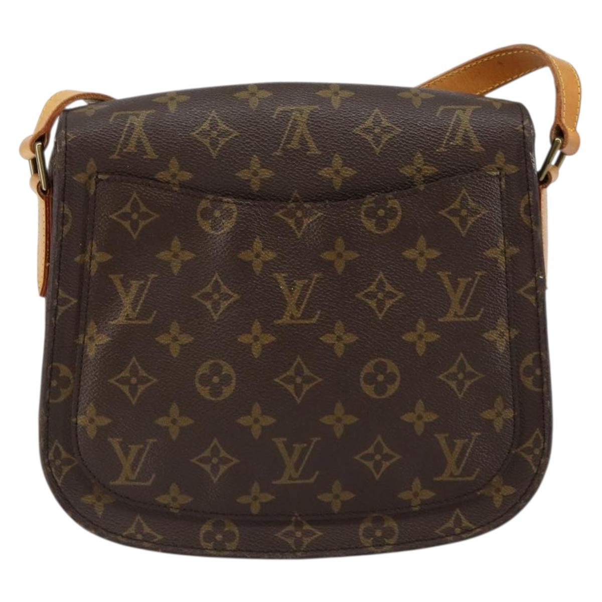 LOUIS VUITTON Monogram Saint Cloud GM Shoulder Bag M51242 LV Auth am9427