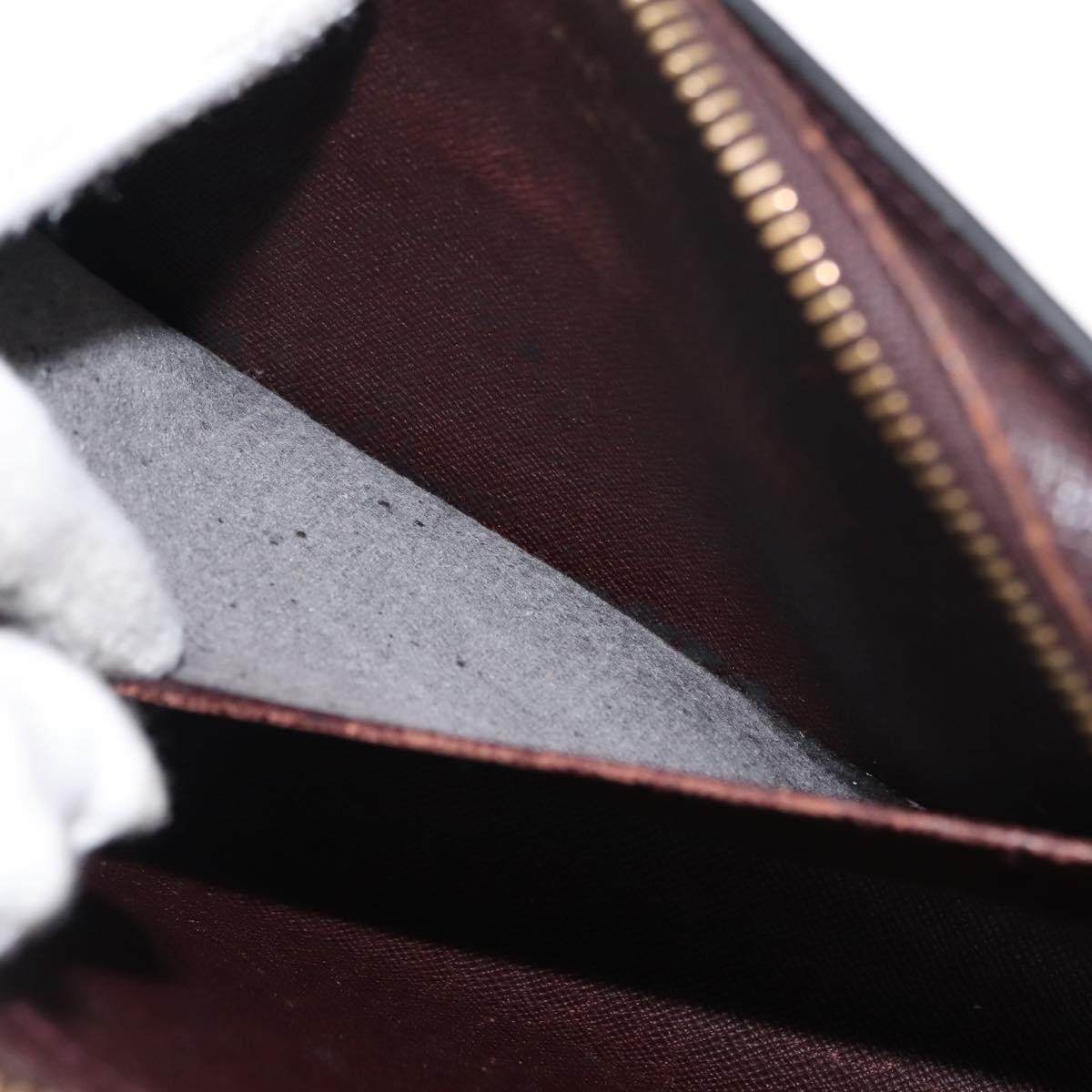 LOUIS VUITTON Taiga Baikal Clutch Bag Acajou M30186 LV Auth am9432