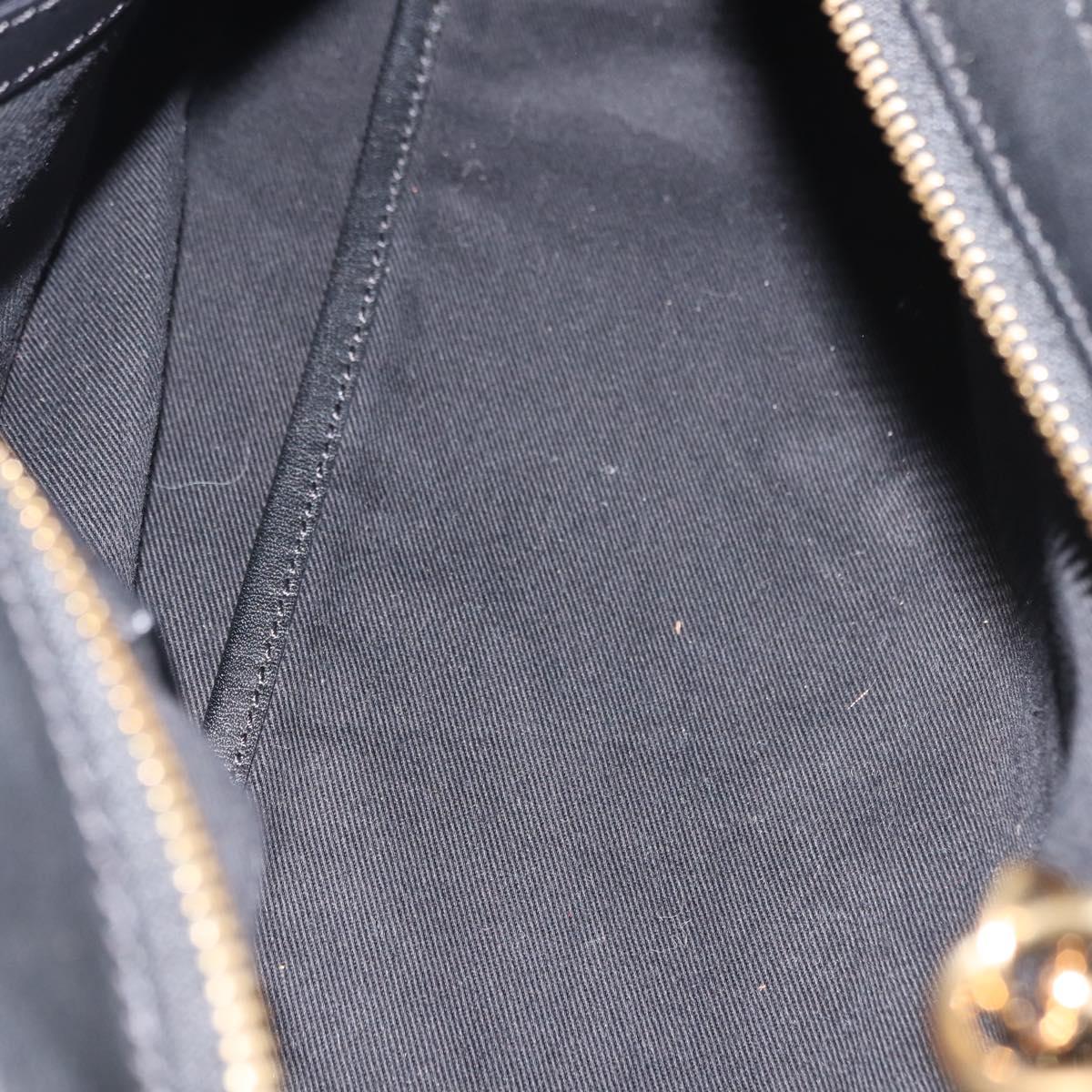 Chloe Alice Hand Bag Leather 2way Red Gold gold Auth am9437