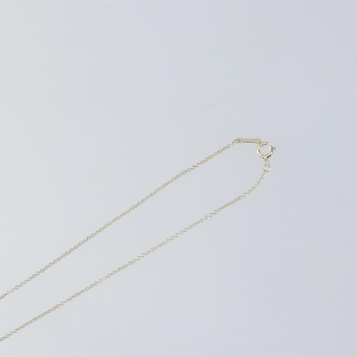 TIFFANY&Co. Cross Kiss Necklace Ag925 Silver Auth am9443