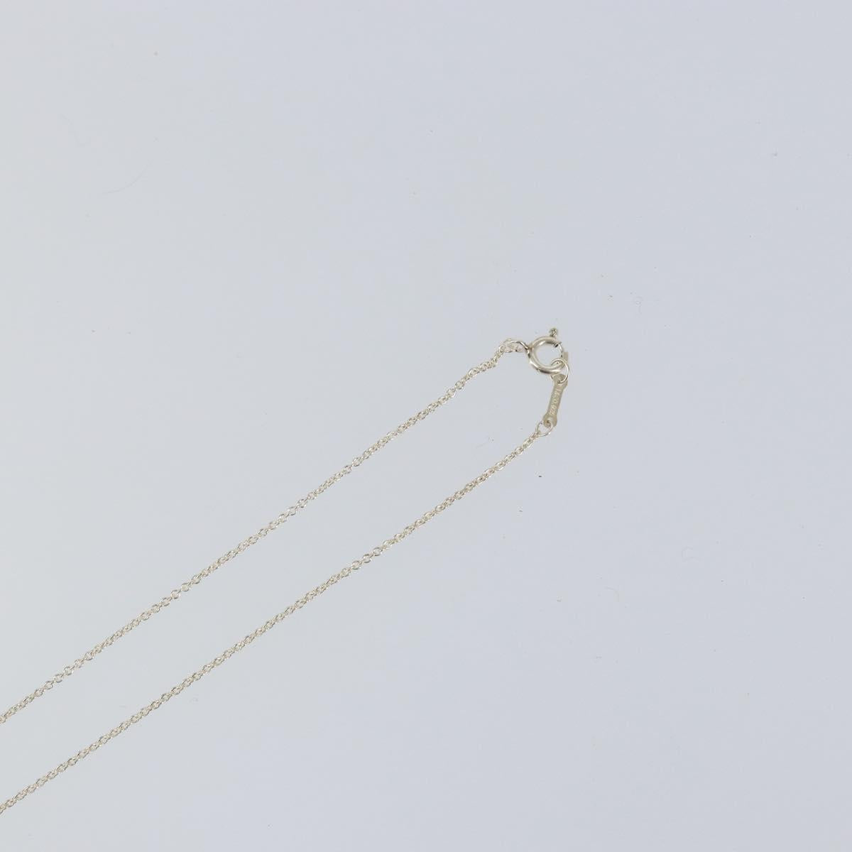 TIFFANY&Co. Cross Kiss Necklace Ag925 Silver Auth am9443