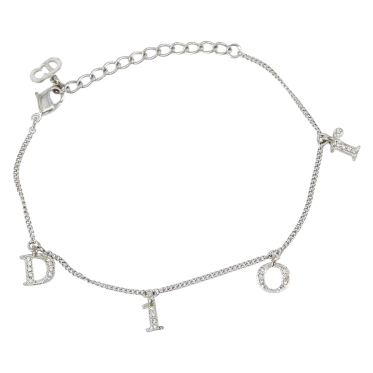 Christian Dior Bracelet metal Silver Auth am9445