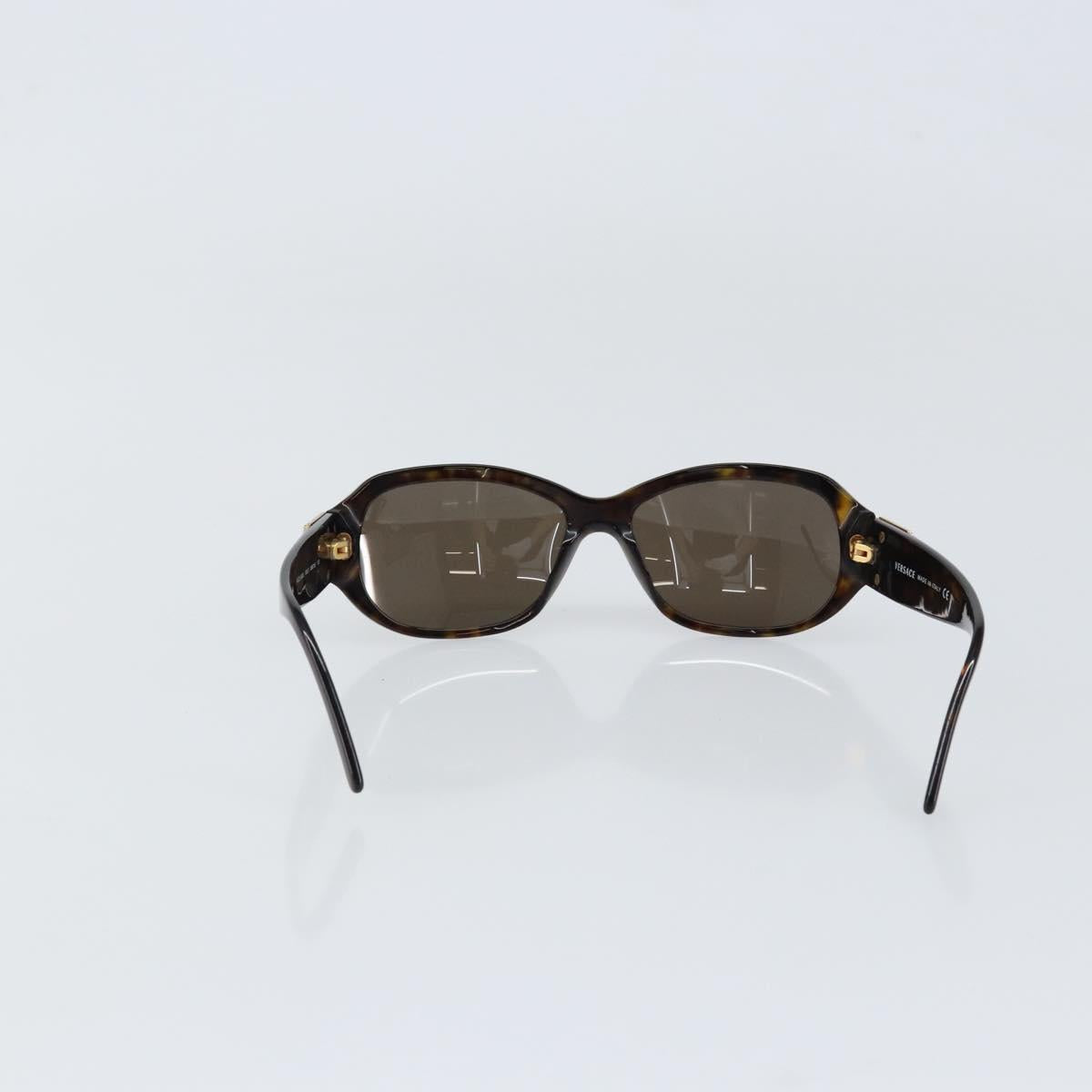 VERSACE Sunglasses plastic Dark Brown Auth am9453