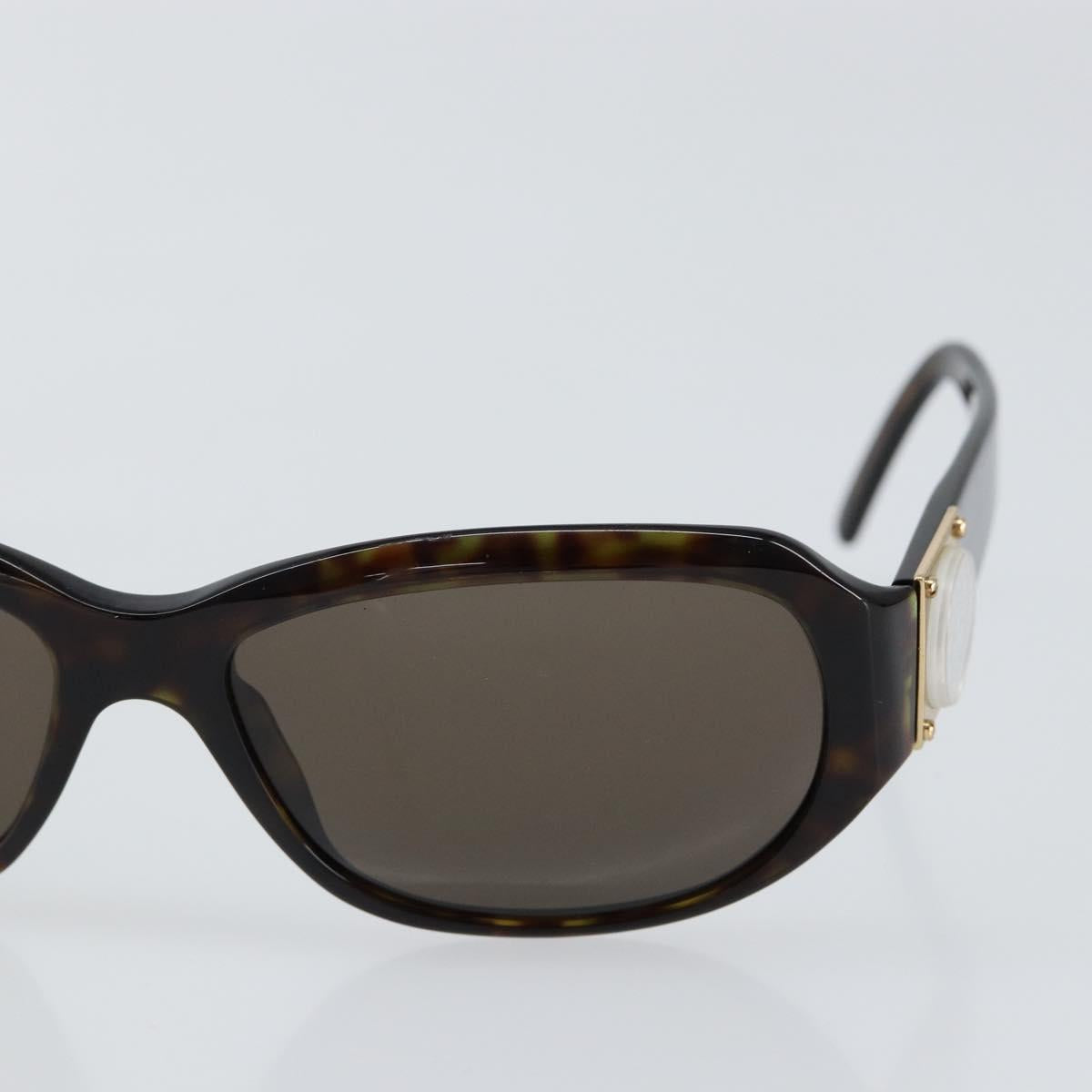VERSACE Sunglasses plastic Dark Brown Auth am9453